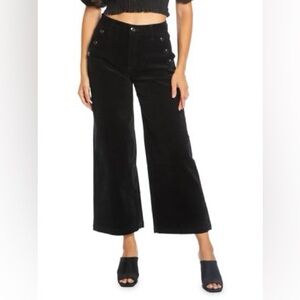 JUICY COUTURE Coastal Ultra Wide Leg Corduroy Cropped Pants
